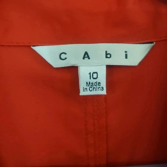 CAbi Style 334 Red Convertible Trench Coat - Picture 3 of 6